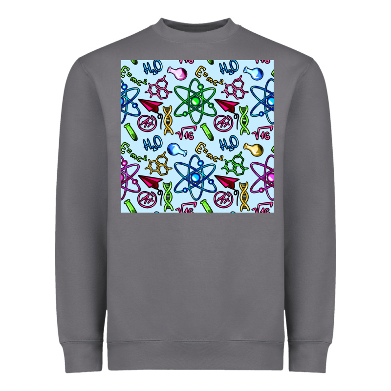 Science Teacher Seamless Pattern Heavyweight Sweatshirt by BundleAndBundleShop | Teevron