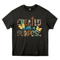 Asphalt Created With A Purpose Heavy Core Tee - LillyAllenDesigns