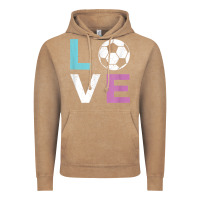 Vintage Coffee Soccer Gift for Girls Women I Love Soccer Vintage Vintage Hoodie - minhPixels