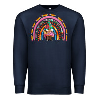 Navy teacher gnome rainbow Premium Sweatshirt - Artiststas