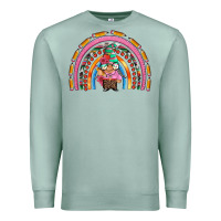 Seafoam teacher gnome rainbow Premium Sweatshirt - Artiststas