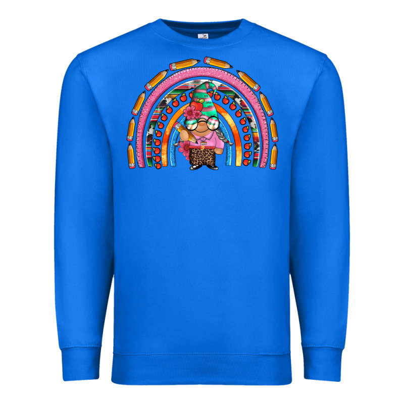 Teacher Gnome Rainbow Premium Sweatshirt by Artiststas | Teevron