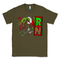 Army Green Christmas Character  Nurse Classic Tee - NancyCooperArtShop