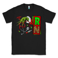 Black Christmas Character  Nurse Classic Tee - NancyCooperArtShop