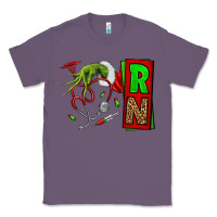 Lavender Christmas Character  Nurse Classic Tee - NancyCooperArtShop