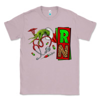 Lilac Christmas Character  Nurse Classic Tee - NancyCooperArtShop