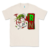 Natural Christmas Character  Nurse Classic Tee - NancyCooperArtShop