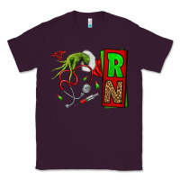 Plum Christmas Character  Nurse Classic Tee - NancyCooperArtShop
