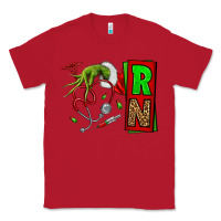 Red Christmas Character  Nurse Classic Tee - NancyCooperArtShop