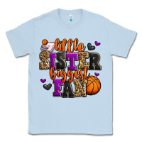 Dusty Blue little sister biggest fan basketball Classic Tee - Jasminsmagicworld