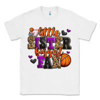 White little sister biggest fan basketball Classic Tee - Jasminsmagicworld