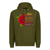 Army Green Always chingona sometimes cabrona but never pendej Premium Hoodie - RanaPortraitStore