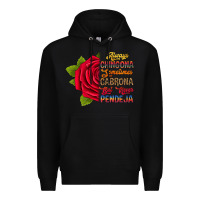 Black Always chingona sometimes cabrona but never pendej Premium Hoodie - RanaPortraitStore