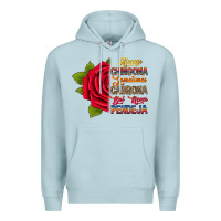Blue Mist Always chingona sometimes cabrona but never pendej Premium Hoodie - RanaPortraitStore