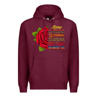 Burgundy Always chingona sometimes cabrona but never pendej Premium Hoodie - RanaPortraitStore