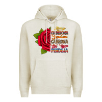 Oatmeal Heather Always chingona sometimes cabrona but never pendej Premium Hoodie - RanaPortraitStore