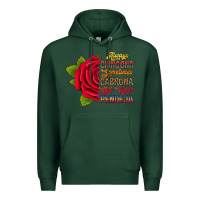 Sports Green Always chingona sometimes cabrona but never pendej Premium Hoodie - RanaPortraitStore