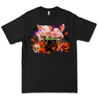 Black halloween pigs Premium Tee - RanaPortraitStore