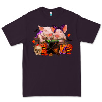 Plum halloween pigs Premium Tee - RanaPortraitStore