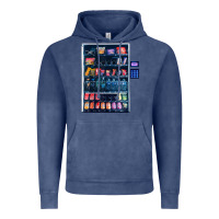 Vintage Denim Funny Costumes for Halloween Vending Machine Silvester Vintage Hoodie - minhPixels
