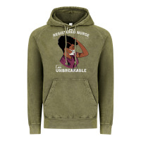 Vintage Olive Registered Nurse Gift Phenomenal Black Nurse Nursing Student Vintage Hoodie - minhPixels