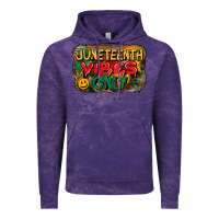 Cloud Purple juneteenth vibes only Vintage Hoodie - CowGirlArtShop