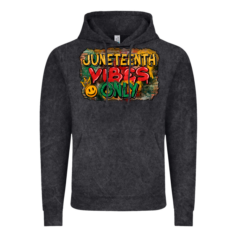 Juneteenth Vibes Only Vintage Hoodie by CowGirlArtShop | Teevron