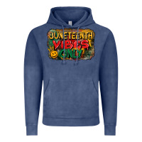 Vintage Denim juneteenth vibes only Vintage Hoodie - CowGirlArtShop