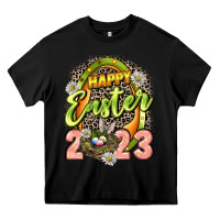 Black Happy Easter 2023 Heavy Core Tee - LillyAllenDesigns