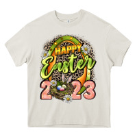 Cream Happy Easter 2023 Heavy Core Tee - LillyAllenDesigns