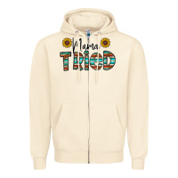 Sandshell mama tried Zipper Hoodie - CowhideDigitalArt
