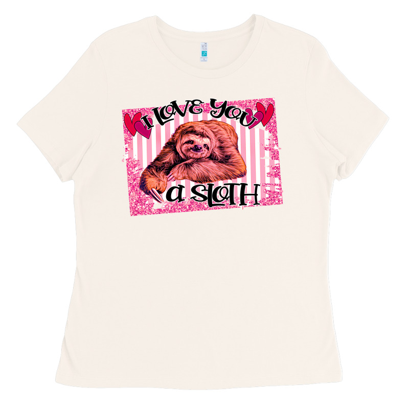 Valentine Sloth Ladies Tee by Bettercallsaul | Teevron