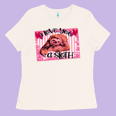 Valentine Sloth Ladies Tee Designed By Bettercallsaul