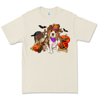 Bone Halloween beagle dog Premium Tee - RanaPortraitStore