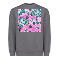 Storm Western Medicine Seamless Pattern Heavyweight Sweatshirt - BundleAndBundleShop