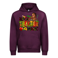 Mauve Wine black teacher  magic Urban Hoodie - AdoDesignShop