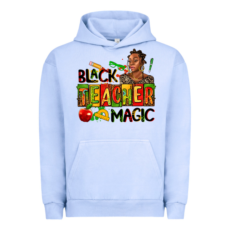 Black Teacher  Magic Urban Hoodie by AdoDesignShop | Teevron