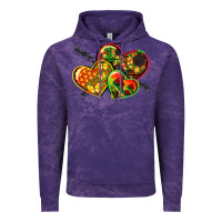 Cloud Purple juneteenth hearts Vintage Hoodie - CowGirlArtShop