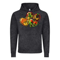 Vintage Black juneteenth hearts Vintage Hoodie - CowGirlArtShop
