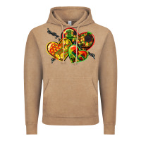 Vintage Coffee juneteenth hearts Vintage Hoodie - CowGirlArtShop
