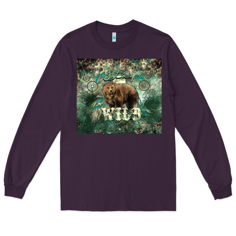Stay Wild Bear Tumbler Long Sleeve Tee by HowdyJamesFarm | Teevron