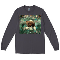 Smoke Stay wild Bear tumbler Long Sleeve Tee - HowdyJamesFarm