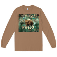 Toasted Coconut Stay wild Bear tumbler Long Sleeve Tee - HowdyJamesFarm