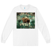 White Stay wild Bear tumbler Long Sleeve Tee - HowdyJamesFarm