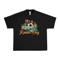 Black It's a Soccer Kinda Day Urban Heavy Tee - HowdyJamesFarm