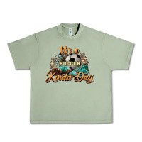 Oil Green It's a Soccer Kinda Day Urban Heavy Tee - HowdyJamesFarm