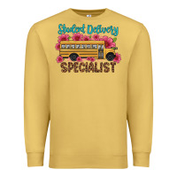 Antique Gold student delivery specialist school bus Premium Sweatshirt - Artiststas