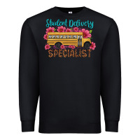Black student delivery specialist school bus Premium Sweatshirt - Artiststas