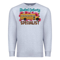 Heather Grey student delivery specialist school bus Premium Sweatshirt - Artiststas