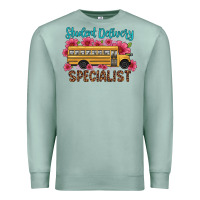 Seafoam student delivery specialist school bus Premium Sweatshirt - Artiststas